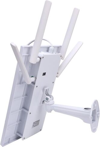 Zunate Solar Rouster 4G LTE Outdoor Modem Router ، IP66 Proof WiFi WiFi مع لوحة 15W ودعم SIM لأجهزة الأمان المراقبة عن بُعد RV (الإصدار الأوروبي (B1/3/7/8/20/28A/40 B1/8)) in Kuwait