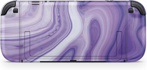 Gaming Skin Compatible with Nintendo Switch 2 Console Only - Lavendar Acrylic - Premium 3M Vinyl Protective Wrap Decal Cover - Easy to Apply | Crafted in The USA by MightySkins in Saudi Arabia
