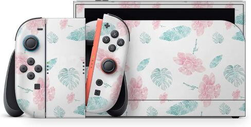 Gaming Skin Compatible with Nintendo Switch 2 Premium Kit - Paper Flowers - Premium 3M Vinyl Protective Wrap Decal Cover - Easy to Apply | Crafted in The USA by MightySkins in Saudi Arabia