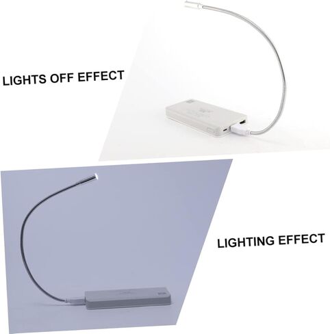 4PCS USB LED Reading Lamp Set Flexible Gooseneck Dimmable Light for Laptop Desktop and Keyboard for Home Office and Study in Kuwait