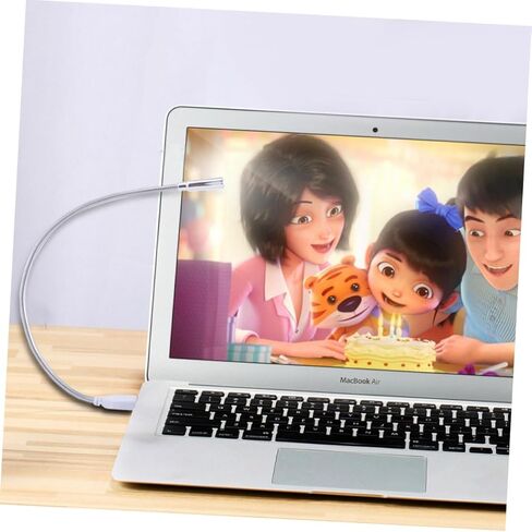 4PCS USB LED Reading Lamp Set Flexible Gooseneck Dimmable Light for Laptop Desktop and Keyboard for Home Office and Study in Kuwait