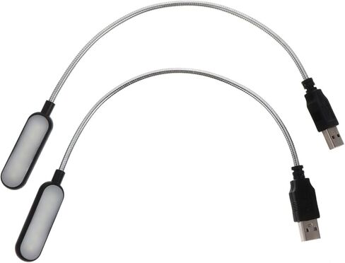 2PCS محمول USB محمول القراءة مصباح القراءة مميز مصباح LED مصابي in Saudi Arabia