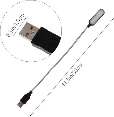 2PCS محمول USB محمول القراءة مصباح القراءة مميز مصباح LED مصابي in Saudi Arabia