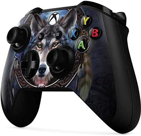 Skinit Skinit Gaming Gaming Skiner مع وحدة تحكم Xbox One X - تصميم رموز Brigid Ashwood Wolf مرخصة رسميًا in Saudi Arabia