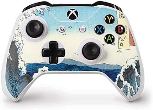 Skinit Skinit Gaming Gaming Skin متوافق مع جهاز التحكم Xbox One S - عرض فن بريدجمان المرخص رسميًا لـ Naruto Whirlpools في AWA Design in Saudi Arabia