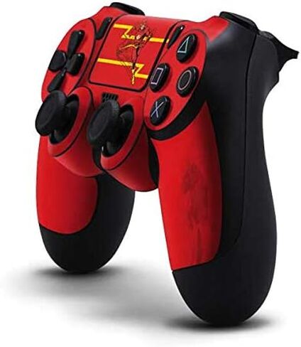 Skinit Decal Gaming Skin Compatible with PS4 Controller - Officially Licensed DC Comics The Flash Classic Art Smile Blast Design in Saudi Arabia