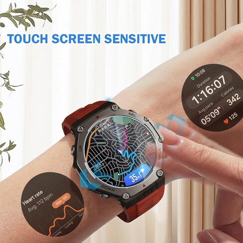 4 حزمة متوافقة مع Amazfit T-Rex 3 شاشة واقي واضحة ، 9H الصلابة HD تغطية كاملة من الزجاج مراقبة فيلم واقية لشاشة Amazfit T-Rex 3 48mm ، مضاد للخلع وحسس لمسة in Saudi Arabia