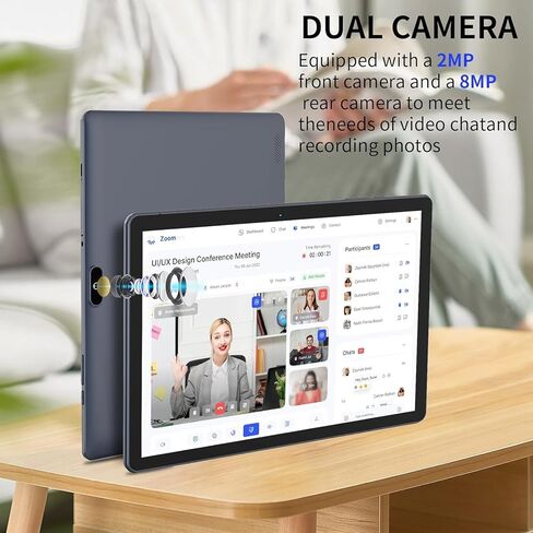 10 بوصات قرص Android 10 أقراص الهاتف مع فتحة SIM ، وسادة رباعية 64 جيجابايت ، وشاشة لمس IPS ، وكاميرا خلفية 8 ميجابكسل مدمجة في Bluetooth واي فاي ، ودعم 3G هاتفية in Kuwait