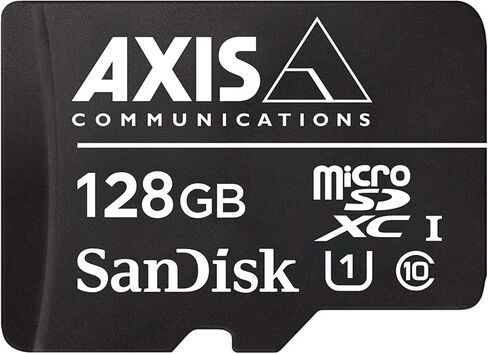 بطاقة ذاكرة فلاش مراقبة محور مراقبة المحور (Micro SDXC إلى محول SD متضمن) 128 جيجابايت UHS-I U1 / Class10 MicroSDXC UHS-I للمحور M3058 ، M5065 ، p1447 ، p1448 ، p3374 ، p3375 ، p3904 ، Q1 Black in Saudi Arabia