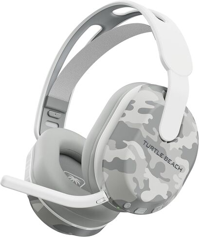 Turtle Beach Stealth 500 Arctic Camouflage PlayStation Wireless Gaming Meadset w/ 40 ساعة بطارية وبلوتوث لـ PS5 و PS4 والكمبيوتر الشخصي والهاتف المحمول in Kuwait
