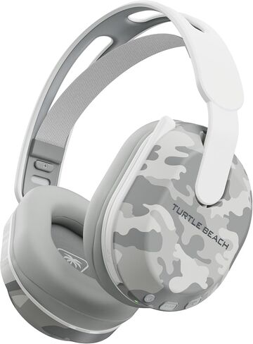 Turtle Beach Stealth 500 Arctic Camouflage PlayStation Wireless Gaming Meadset w/ 40 ساعة بطارية وبلوتوث لـ PS5 و PS4 والكمبيوتر الشخصي والهاتف المحمول in Kuwait