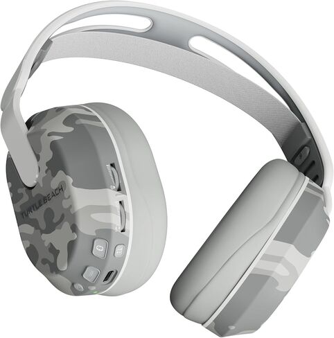 Turtle Beach Stealth 500 Arctic Camouflage PlayStation Wireless Gaming Meadset w/ 40 ساعة بطارية وبلوتوث لـ PS5 و PS4 والكمبيوتر الشخصي والهاتف المحمول in Kuwait