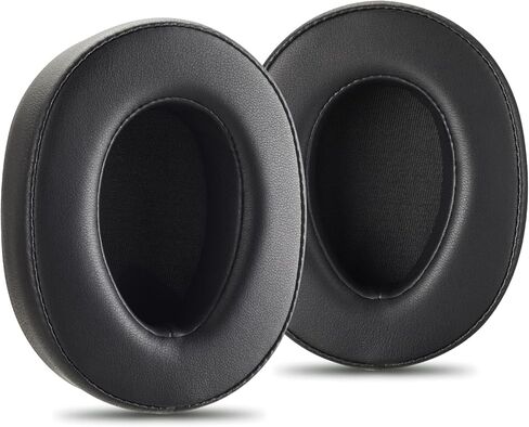 وسائد أذن بديلة ممتازة WH-H900N/وسائد أذن MDR-100ABN متوافقة مع سماعات الرأس Sony WH-900N وSony MDR-100ABN (أسود). جلد بروتين ممتاز | رغوة عالية الكثافة | راحة كبيرة in Kuwait