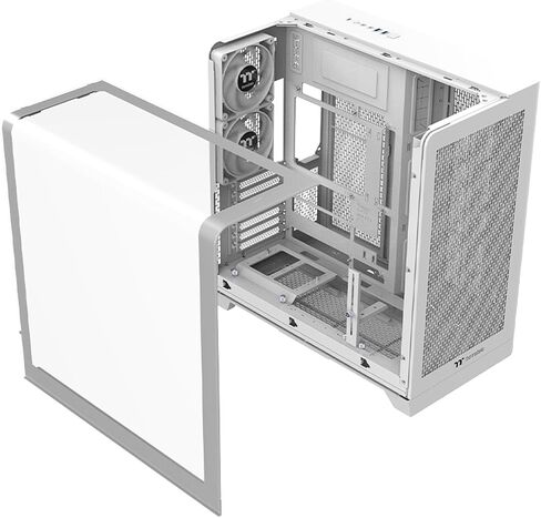 Thermaltake View 390 Air ؛ برج منتصف 2x120mm المشجعين CT المشمولين ؛ 360mm دعم الرادياتير ؛ 420mm التخليص GPU ؛ دعم الموصل المخفي ؛ فتحات PCIe القابلة للدوران. 200mm PSU التخليص ؛ الثلج CA-11F-00M6WN-00 in Kuwait