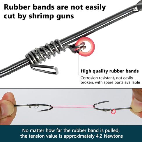 Upgraded 22 PCS Live Shrimp Hook Set, More Suitable for Shrimp Body, Carbon Steel Barbed Fish Hook, Suitable for Fishing bass, Grouper, Pike and Other Fish in Freshwater and Saltwater. in Saudi Arabia