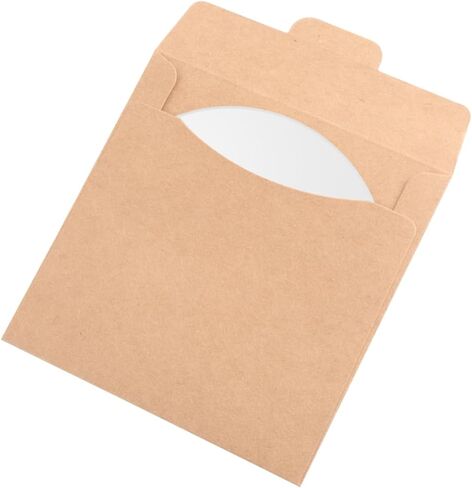 Ciieeo 30pcs Kraft Paper CD DVD Sleeves Heavy Duty Packaging Envelopes Kraft Paper Bags for Disc Storage for Home and Travel Organization in Saudi Arabia