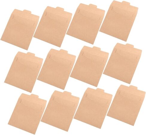 Ciieeo 30pcs Kraft Paper CD DVD Sleeves Heavy Duty Packaging Envelopes Kraft Paper Bags for Disc Storage for Home and Travel Organization in Saudi Arabia