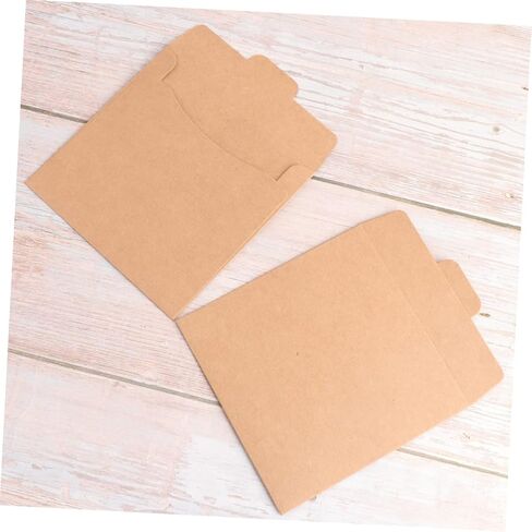 Ciieeo 30pcs Kraft Paper CD DVD Sleeves Heavy Duty Packaging Envelopes Kraft Paper Bags for Disc Storage for Home and Travel Organization in Saudi Arabia