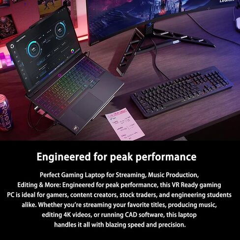 Lenovo Legion 5 15aHP10 RTX 5060 Pro Gaming Labstop ، 15.1 OLED WQXGA (2560 × 1600) 165Hz ، AMD RYZEN 7 260 (Beats Intel I7-14700) ، NVIDIA RTX 5060 ، 32GB DDR5 RAM ، 1TB SSD ، WI-FI 7 ، Bundle PCO in Saudi Arabia