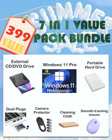 HP 17.3 كمبيوتر الكمبيوتر المحمول للأعمال - Windows 11 Pro ، Intel 10 -Core I5 ​​1334U (حتى 4.6 جيجا هرتز) ، 17.3 "HD+ 250 BrightView Nits ، Charge Fast ، KB ، الإصبع ، وسادة رقمية (64 جيجابايت رام | 2TB SSD) in Kuwait