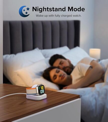 Upgrade Charger Stand for Apple Watch, Portable Magnetic Wireless Foldable Watch Charger Dock with Charging Cord, Supports Nightstand Mode, Compatible with iWatch Series 10 9 8 7 SE 6 5 4 3 2/Ultra 2 in Saudi Arabia