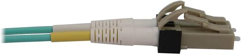 Tripp Lite Switchable Fiber Cable, 400G Duplex Multimode 50/125 OM3 (LC Duplex-PC/LC Duplex-PC), Round LSZH Jacket, Aqua, 3 Meters / 9.8 Feet, Lifetime Limited Manufacturer's Warranty (N820X-03M) in Saudi Arabia