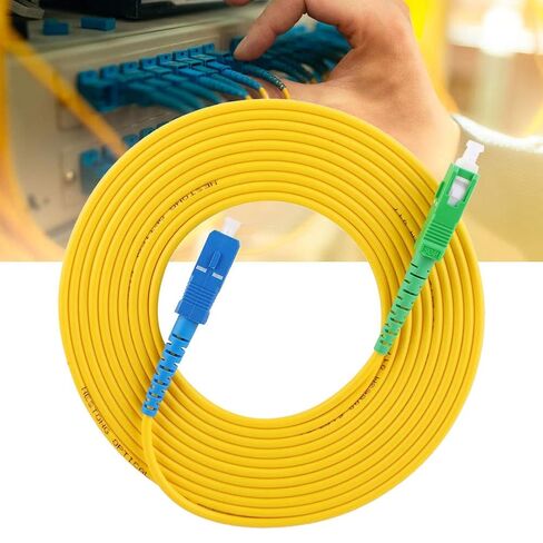 Fiber Jumper, Fiber Patch Cord, 2pcs 3 Meter Sc/APC-sc/UPC Single Mode Optical Fiber Patch Cord Cables Fiber Jumper in Saudi Arabia