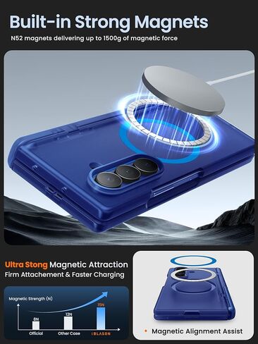 I-blason for Samsung Galaxy Z Fold 7 case مع حامل [متوافق مع Magsafe] in Kuwait