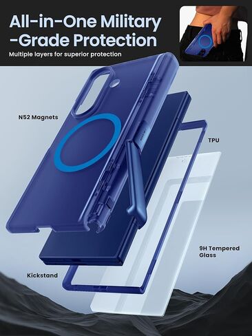 I-blason for Samsung Galaxy Z Fold 7 case مع حامل [متوافق مع Magsafe] in Kuwait