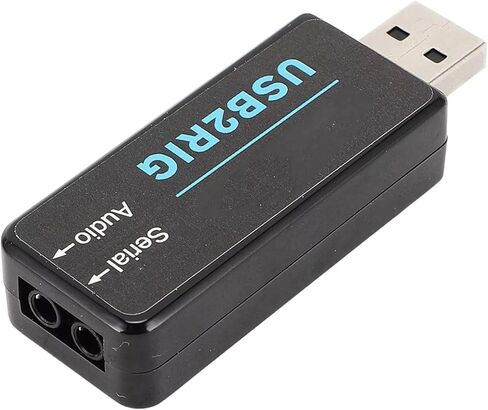 بطاقة صوت USB Black USB2RIG مع منافذ الصوت والموانئ الصوتية دعم CAT CONT CROPT Support FT8 FT4 RTTY SSTV DIGITAL in Kuwait