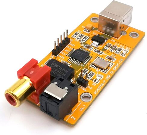 USB Sound Card USB to Coaxial Fiber I2S / USB DAC Decoder Chip PCM2706 Board for Audio Power Amplifier Computer Phone OTG in Saudi Arabia