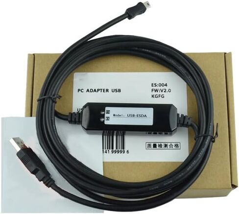 USB-ESDA Applicable Servo Drive Debugging Cable USB Port Download Cable Programming Cable Data Cable Dual Chip Design Industrial Grade 3 Meters in Saudi Arabia