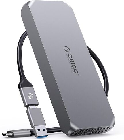 ORICO 40Gbps M.2 NVMe SSD Enclosure with Thermostatic Cooling Fan, Supports up to 8TB, Thunderbolt 4/3 & USB4 Compatible, Backward Compatible with USB 3.2/3.1, M-Key SSD-COM2 in Saudi Arabia