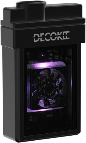 M.2 NVME SSD العلبة ، عامل الشكل 2230 ، USB 3.2 Gen2 ، RGB LED ، التبريد النشط ، متوافق مع iPhone 15/16 ، Steam Deck ، PS5 (Black) in Kuwait