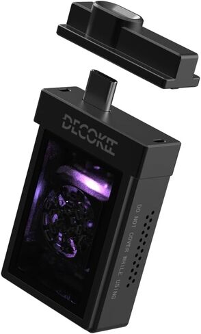 M.2 NVME SSD العلبة ، عامل الشكل 2230 ، USB 3.2 Gen2 ، RGB LED ، التبريد النشط ، متوافق مع iPhone 15/16 ، Steam Deck ، PS5 (Black) in Kuwait