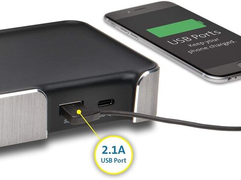 Kensington SD5200T Thunderbolt 3 Docking Station - 170 Watts with Power Delivery - Dual Monitor 4k for Mac and PC (K38300NA) (Renewed) in Saudi Arabia