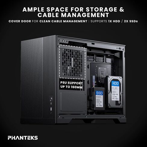 Phanteks XT M3, Compact Micro-ATX Gaming Chassis, High Airflow Performance Mesh, in Saudi Arabia