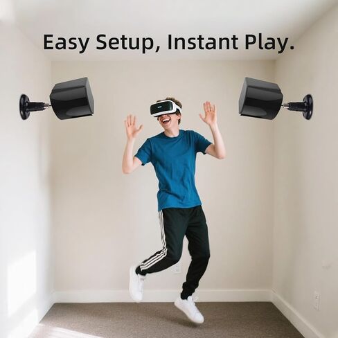 Base Station Wall Mount & Stand Holder for Valve Index Base Station, Vive Base Station, Valve Base Station 2.0, Vive Base Station 2.0 - Universal 1/4 Screw Mount with Double-Sided Adhesive, Screw Set, Drill or Stick Choice in Kuwait