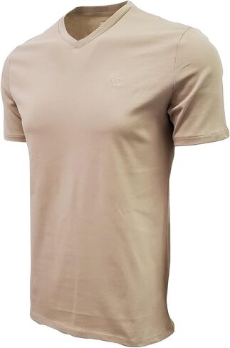 Calvin Klein Mens Slim Fit V-Neck T-Shirt, Ombre Blue, MEDIUM in Kuwait