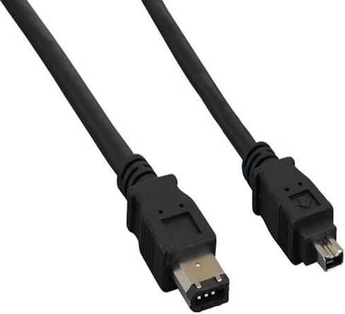 10 ft. IEEE 1394a FireWire 400 6-pin to 4-pin Black in Saudi Arabia