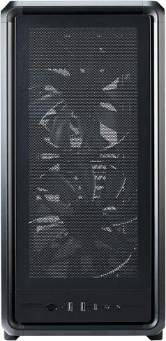 Cooler Master MasterFrame 500 Mesh Black Freeform 2.0 Modular Platform Open-Air ATX Mid-Tower Case, Aluminum Frame, Dual 200mm Fans, 390mm GPU Max, 360mm AIO Max, Type C, Tempered Glass in Saudi Arabia