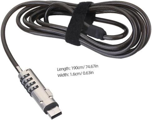 Angoily USB Interface Lock Theft Locking Device for Computer Laptop Secure Password Lock in Saudi Arabia