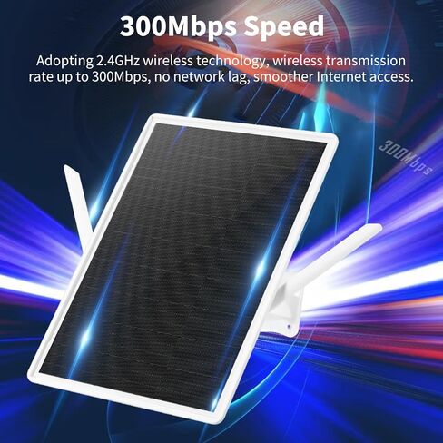 مكرر شمسي خارج الهواء الطلق ، داعم إشارة WiFi Extender ، لوحة شمسية 15W وبطارية 20000 مللي أمبير في الساعة ، 2.4G/5G WIFI Repeater 300MBPS ، يمتد التغطية إلى 328 قدمًا ، PROOD IP66 IP66 in Kuwait