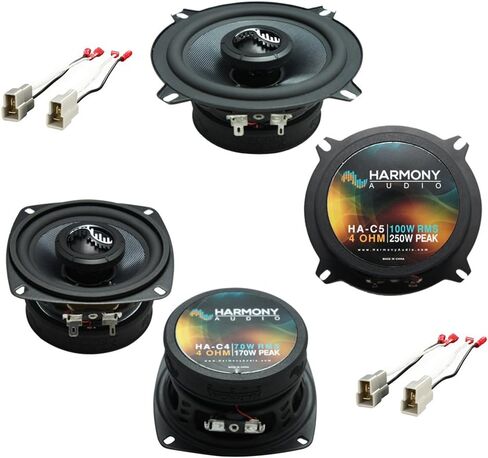 متوافق مع Geo Tracker 1989-1991 Factory Premium Speaker استبدال Harmony C4 C5 حزمة جديدة in Saudi Arabia