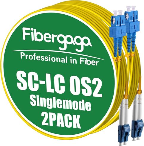 OS2LC to SC Fiber Patch Cable, Multimode, 1M(3ft), 5Pack in Kuwait