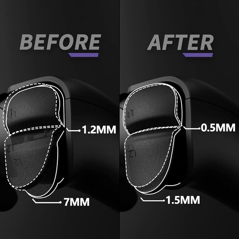 eXtremeRate Micro Switch - Strong Version Clicky Hair Trigger Kit for PS5 Controller BDM-010 BDM-020 Shoulder Buttons, Ergonomic Micro Switch Bumper Trigger Buttons Mouse Click for PS5 Controller in Saudi Arabia
