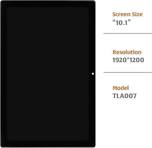 Amind 10.1 "Teclast M40 TLA007 استبدال شاشة LCD شاشة اللمس شاشة الرقمية التجميع أجزاء إصلاح الزجاج DH-10329A1-GG-FPC749-V2.0 (أسود) in Kuwait