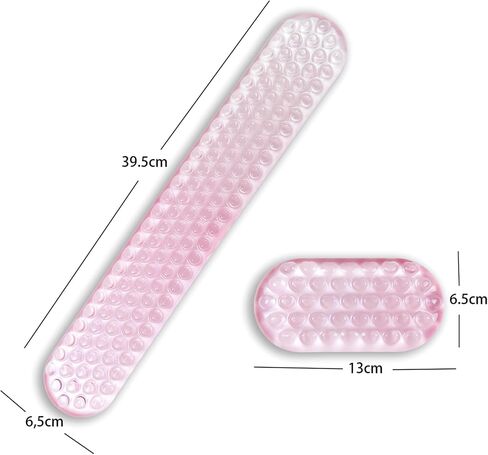 Ergonomic Gel Keyboard and Mouse Wrist Rest Set – Light Pink Wrist Rest for Computer Keyboard 75% 80%, Comfort & Support for Typing and Gaming in Saudi Arabia
