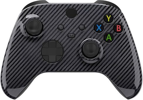 Custom Controllerzz Glossy Carbon Fiber Controller & Case Bundle – Includes Glossy Carbon Fiber Custom Wireless Controller for Xbox Series X/S, Xbox One, PC & Universal Protective Travel Case in Saudi Arabia