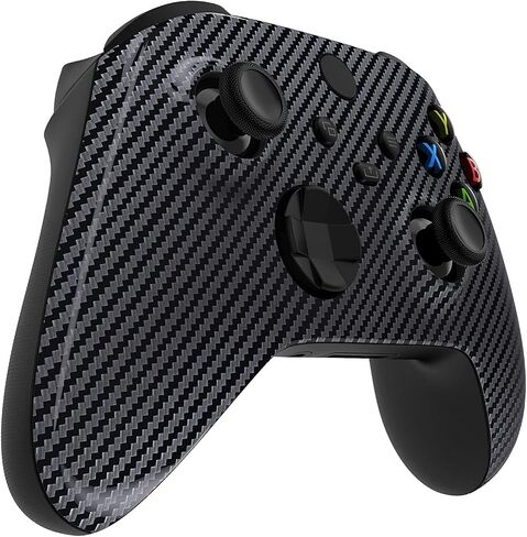 Custom Controllerzz Glossy Carbon Fiber Controller & Case Bundle – Includes Glossy Carbon Fiber Custom Wireless Controller for Xbox Series X/S, Xbox One, PC & Universal Protective Travel Case in Saudi Arabia